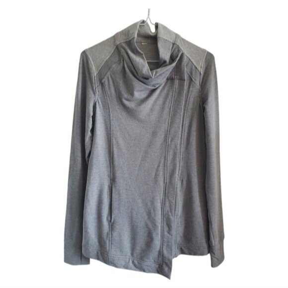 Lululemon Coast Wrap Heathered Mod Medium Grey Size 4 - Picture 4 of 15